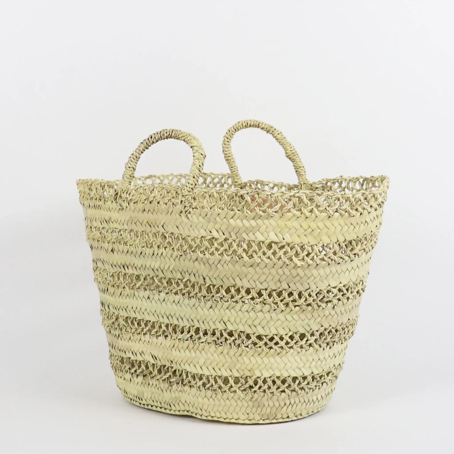 Cannes Straw Market Basket