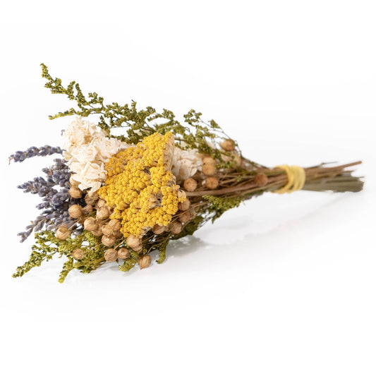 Mini Yarrow & Lavender Dried Bouquet