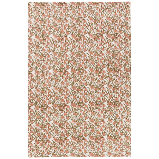 Floral Print Cotton Dishtowel