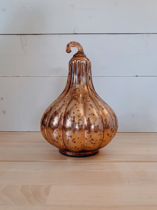 Mercury Glass Gourd