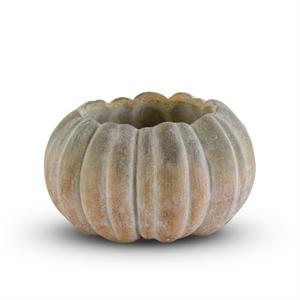 Cement Pumpkin Planter