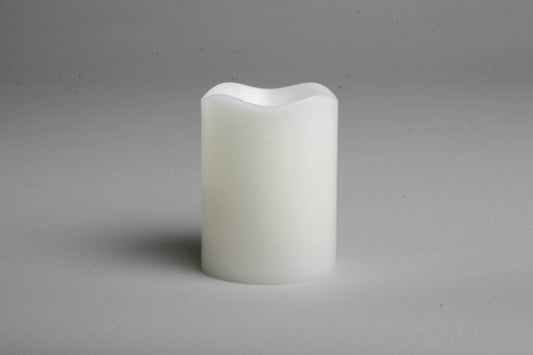 Led Pillar Candle 3x4 - Ivory