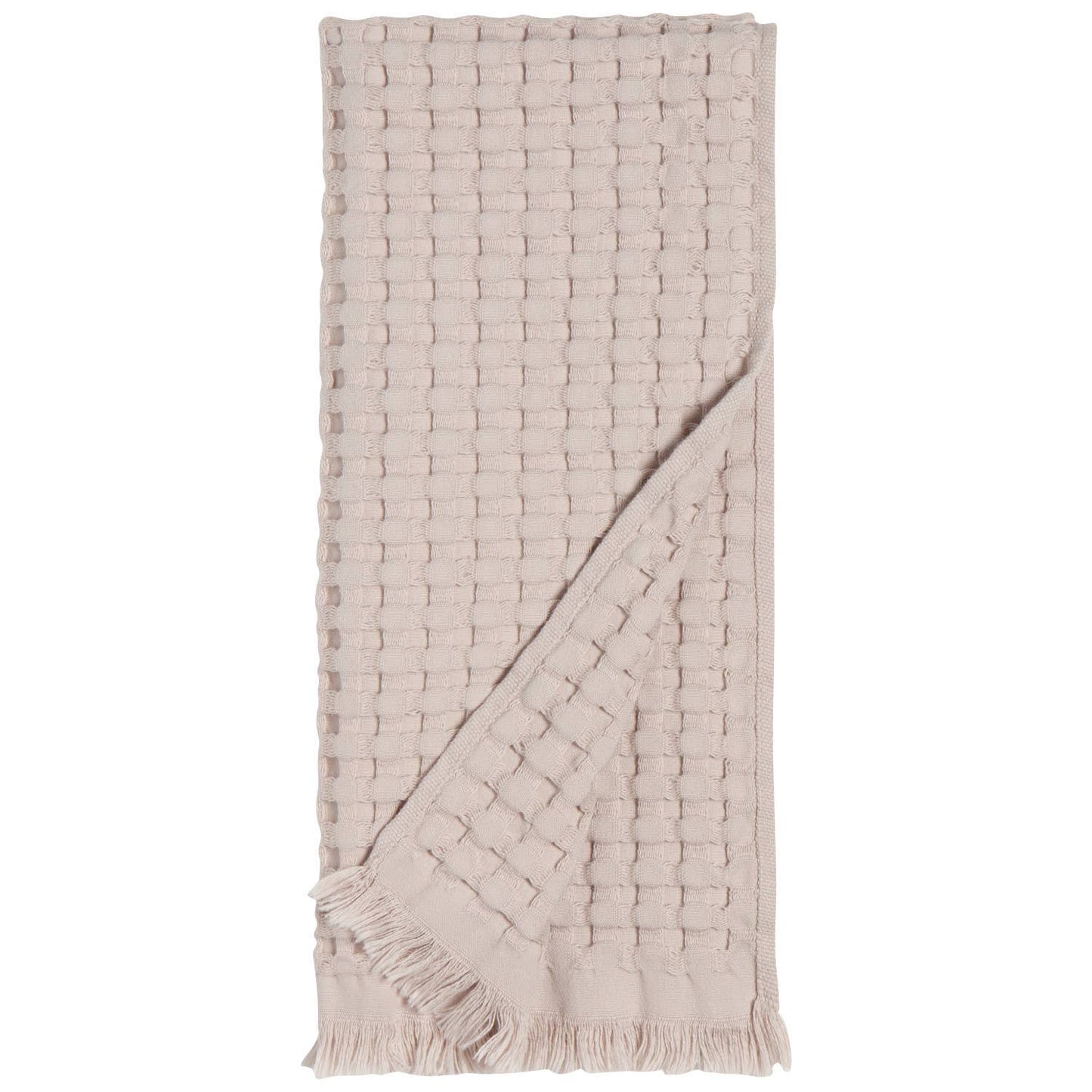 Organic Cotton Waffle Hand Towel - Stone