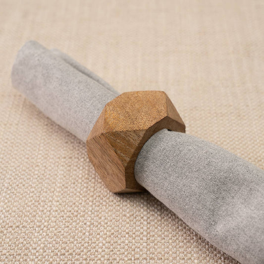 Wooden Diamond Napkin Ring