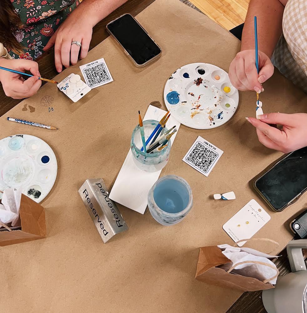 Clay Earring Paint Night with Clayfully Jules