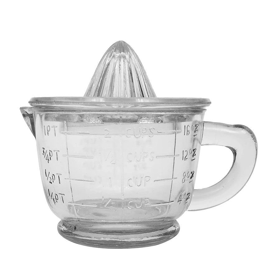 Glass Measuring Cup & Juicer Set