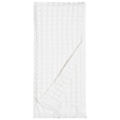 Organic Cotton Waffle Hand Towel - White