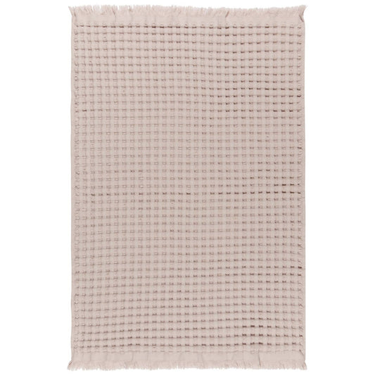 Organic Cotton Waffle Hand Towel - Stone