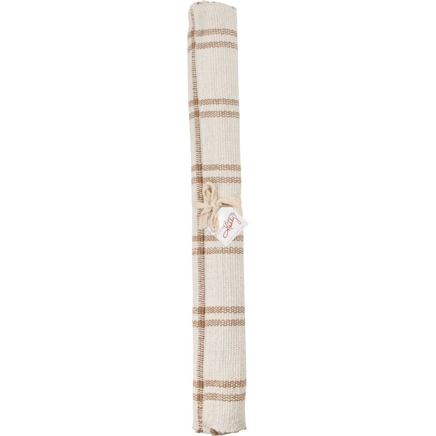 Cream Plaid Rug