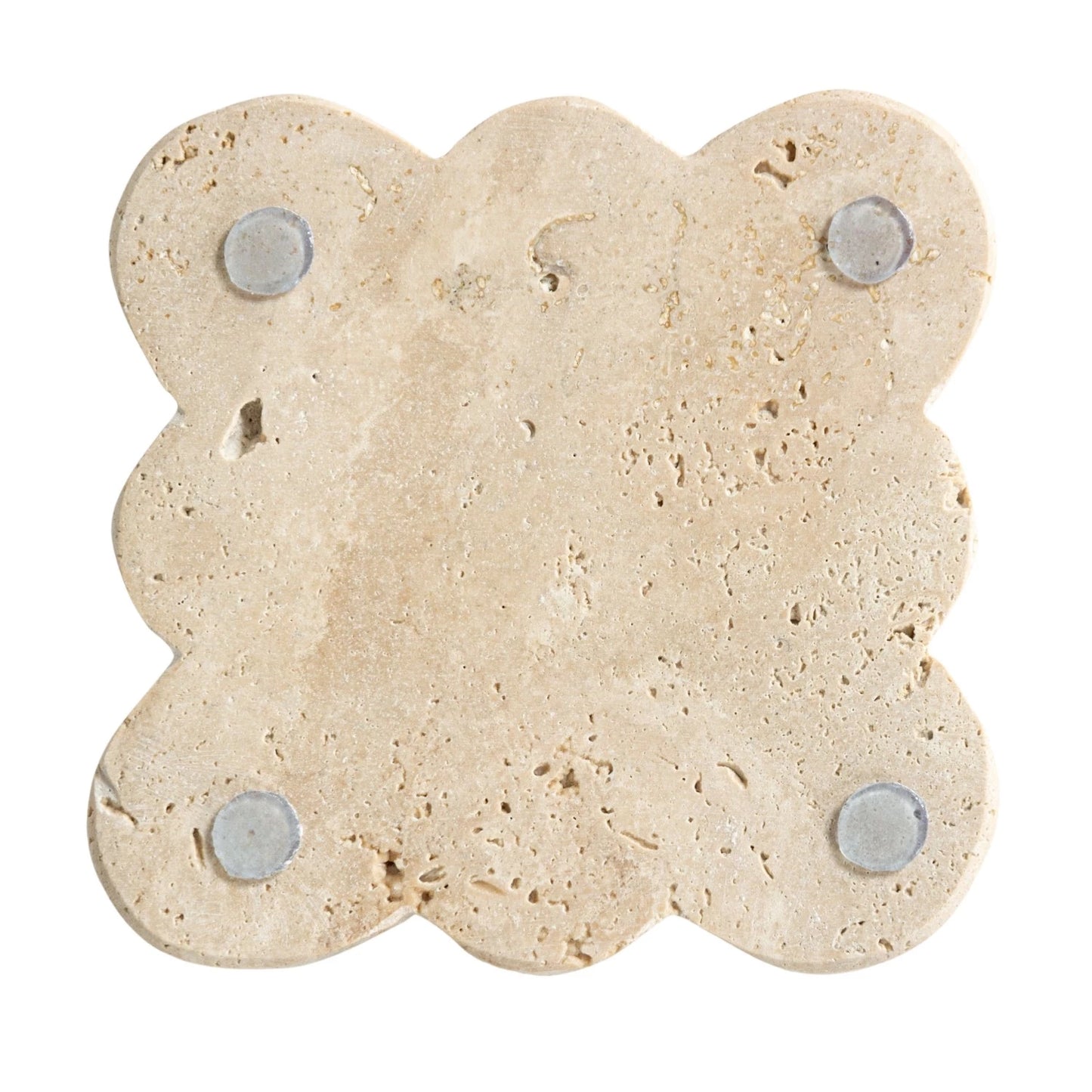 Scalloped Edge Stone Coasters