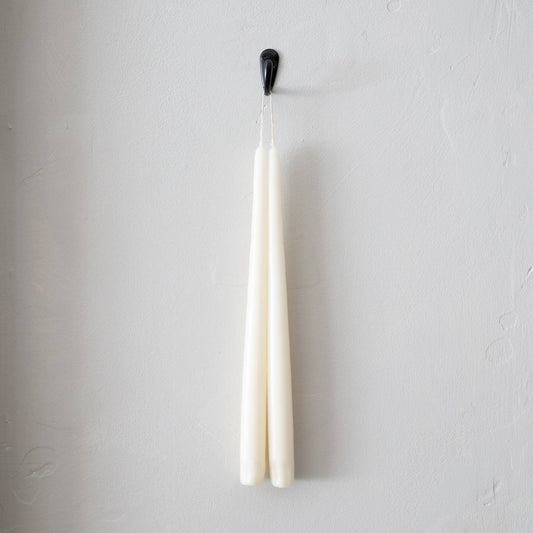 Dipped Taper Candles - Ivory