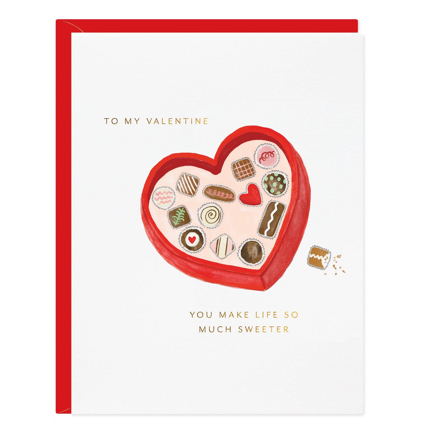 Chocolate Valentine Card