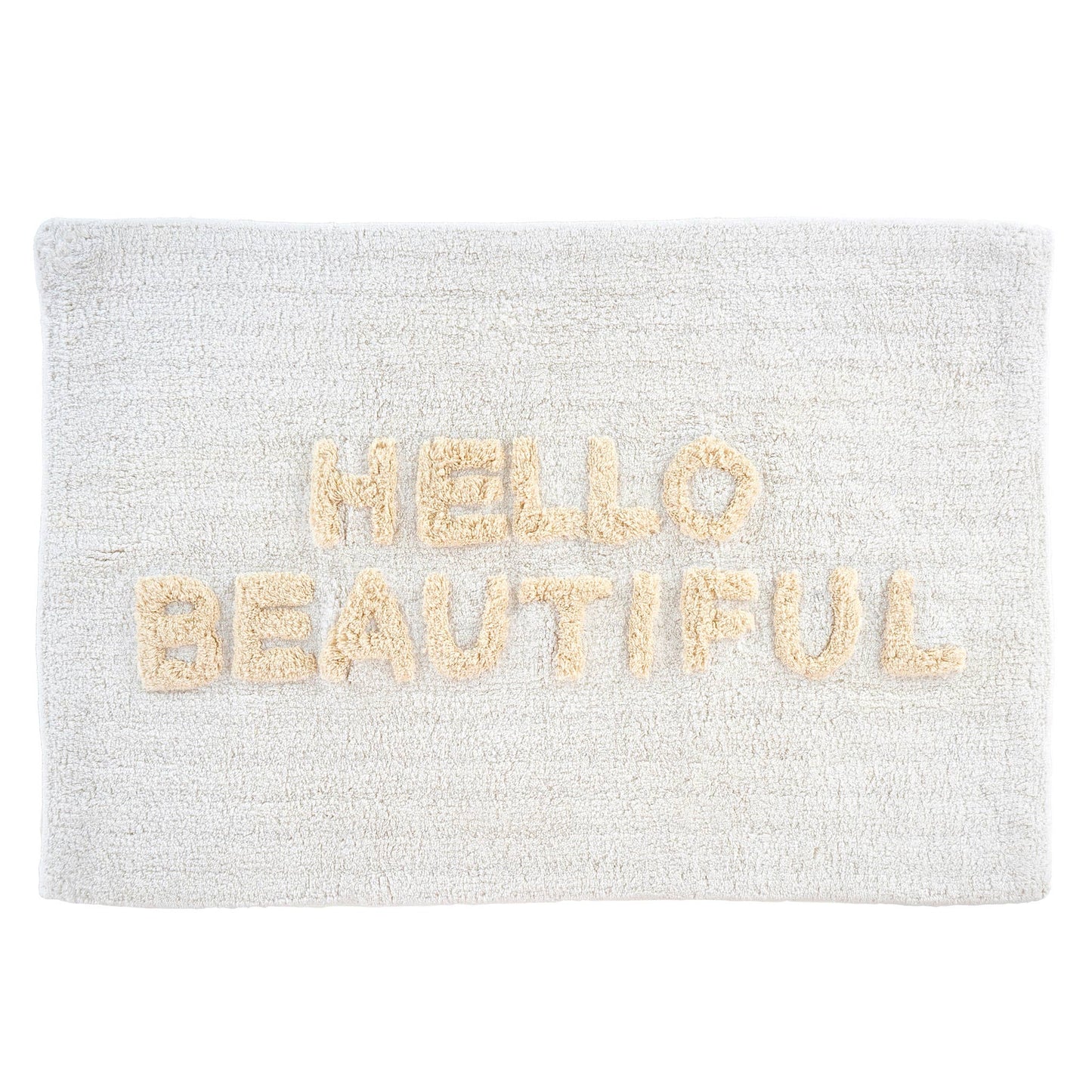 "Hello Beautiful" Bath Mat