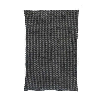 Waffle Weave Tea Towel - Charcoal