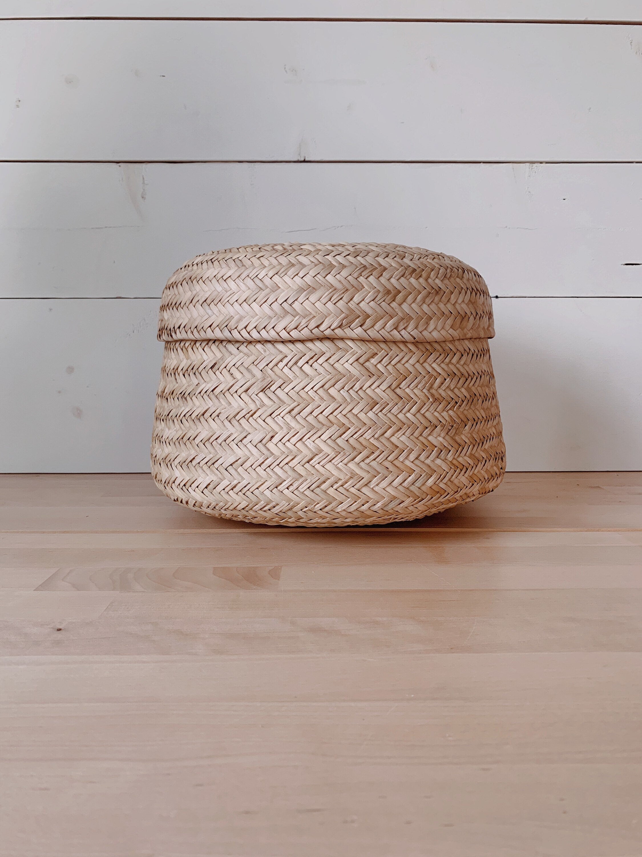 Seagrass ottoman deals with storage